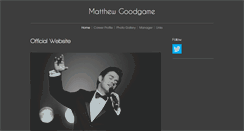 Desktop Screenshot of matthewgoodgame.com